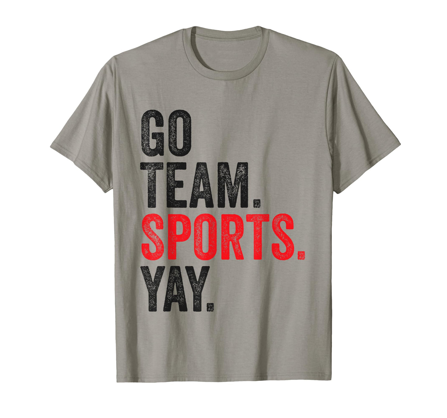 Vintage Go Team Sports Yay Funny Game Day Men Women Kids T-Shirt