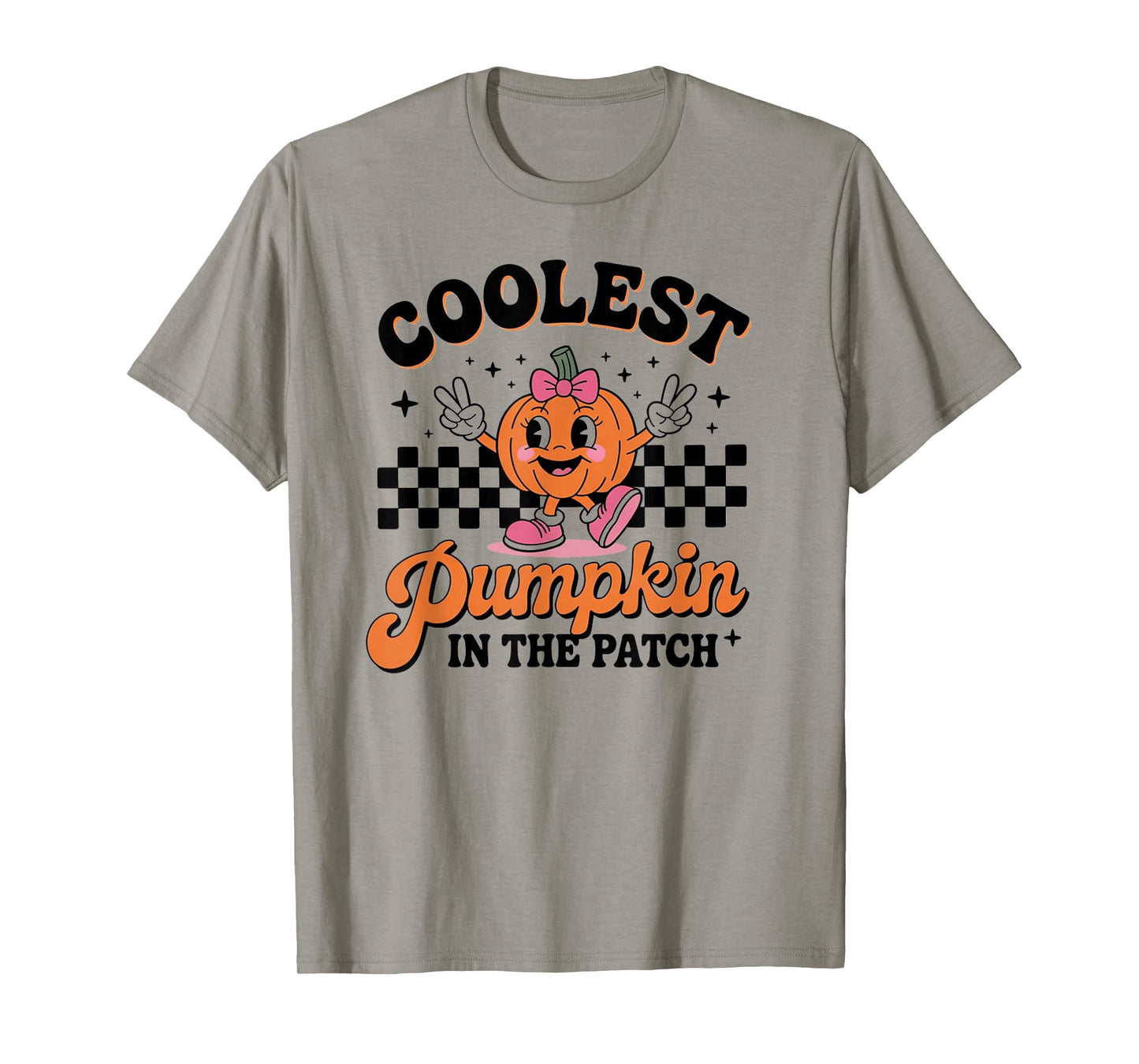 Groovy Coolest Pumpkin in The Patch Halloween for Kids Boys T-Shirt