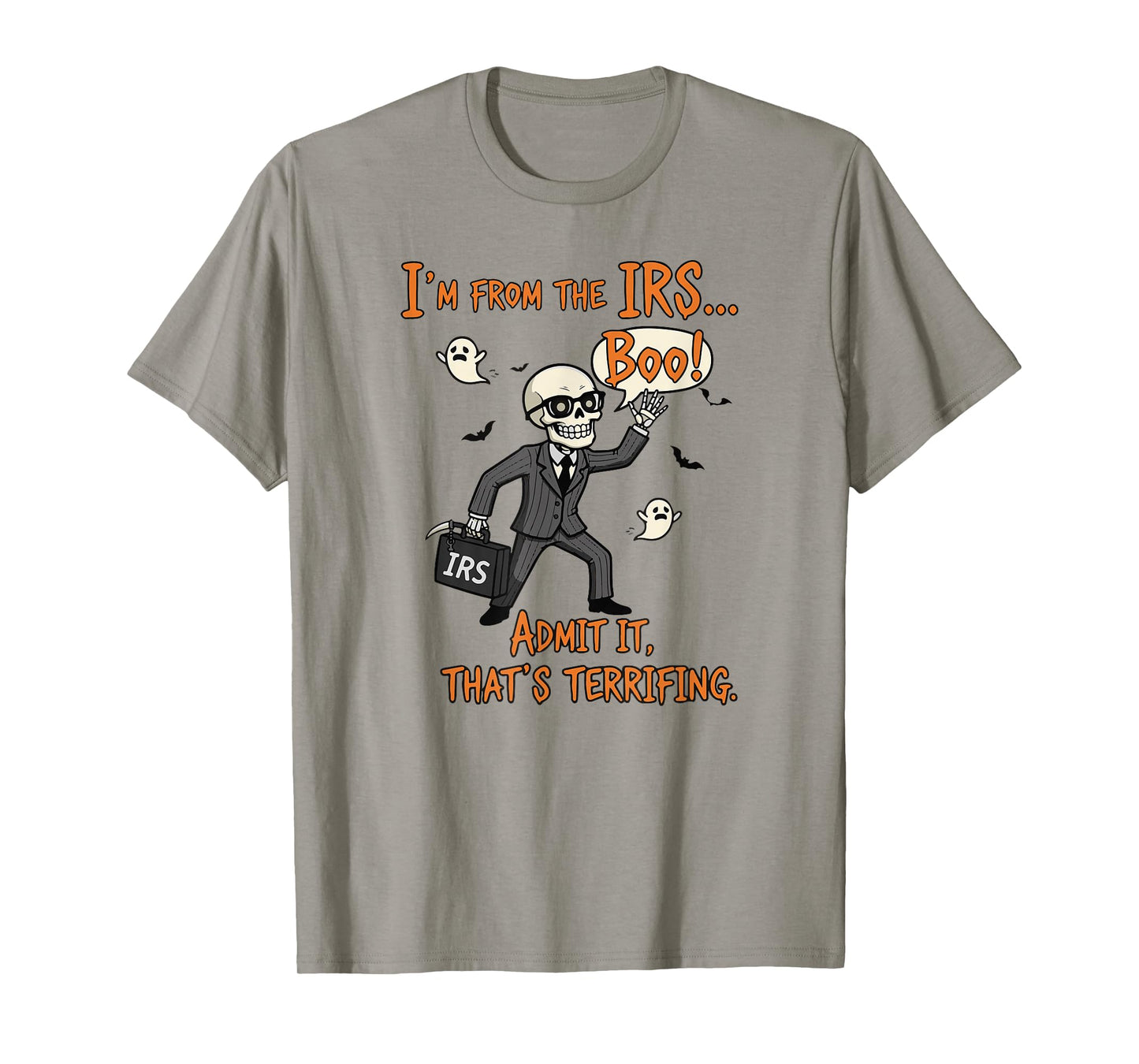 Boo-Halloween, Tax Office, Boo-IRS Agent Costume, Halloween T-Shirt