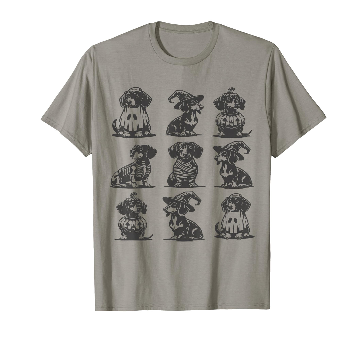 Funny Wiener Dachshund Dog Doxie Mom Fall Halloween Women T-Shirt