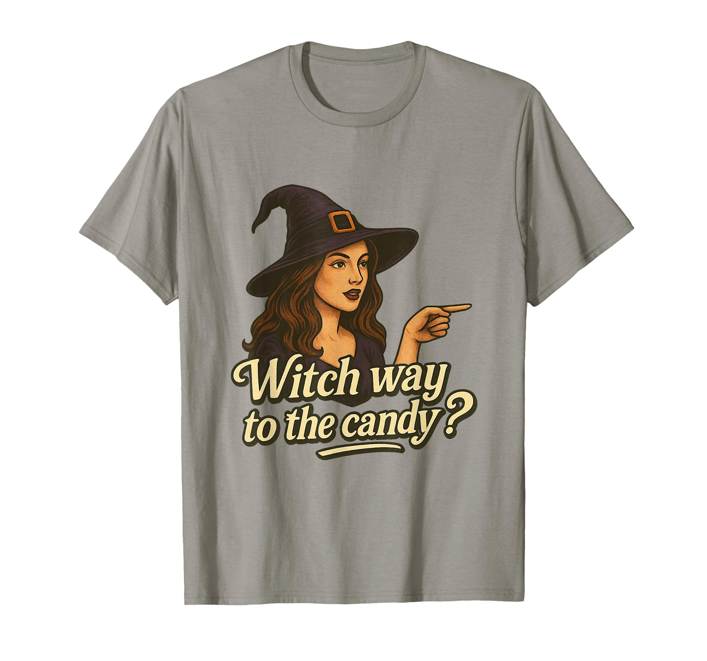 Halloween Witch Way to The Candy, Funny Halloween Witch T-Shirt