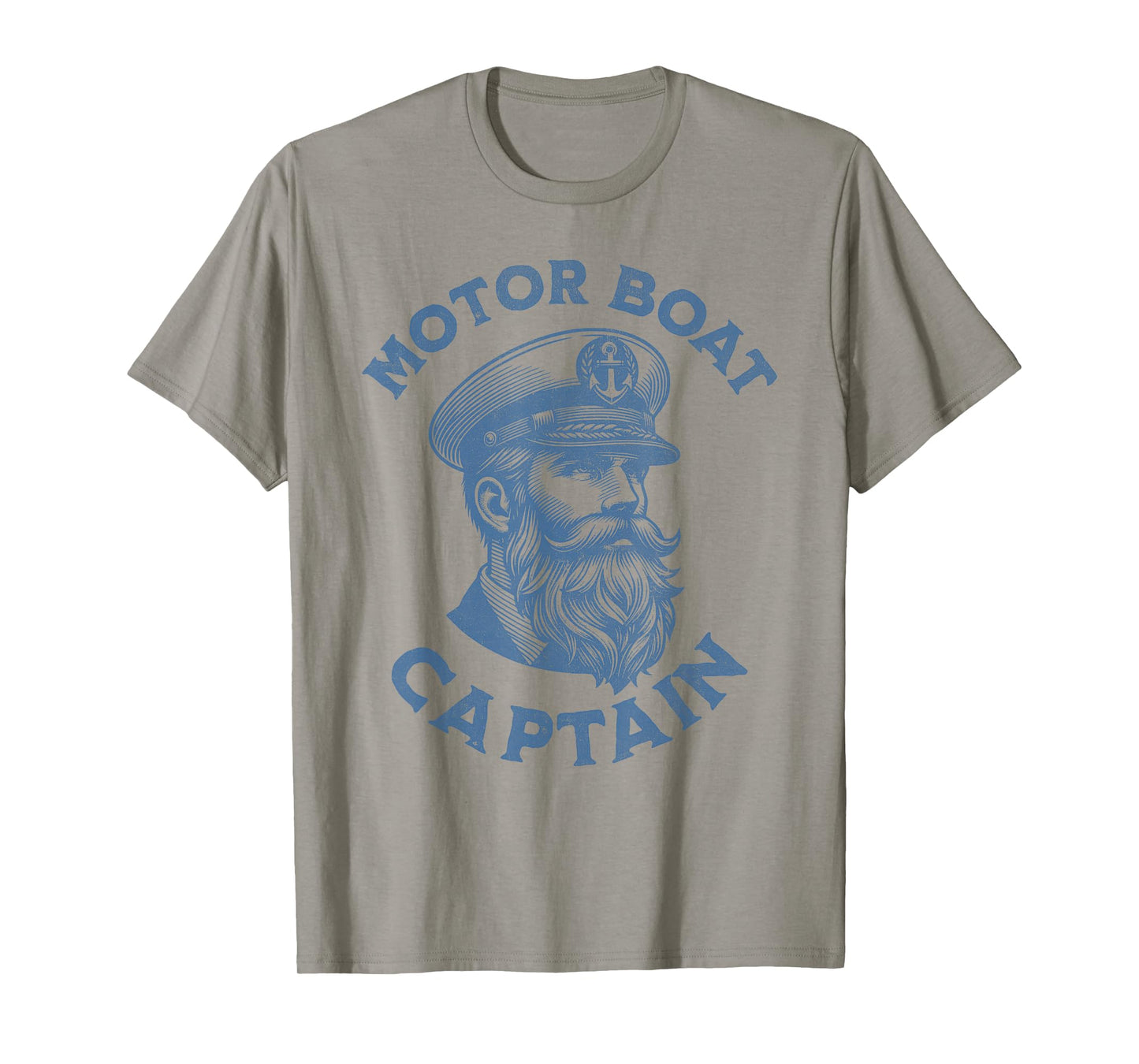 Motor Boat Captain Funny Nautical Vintage T-Shirt