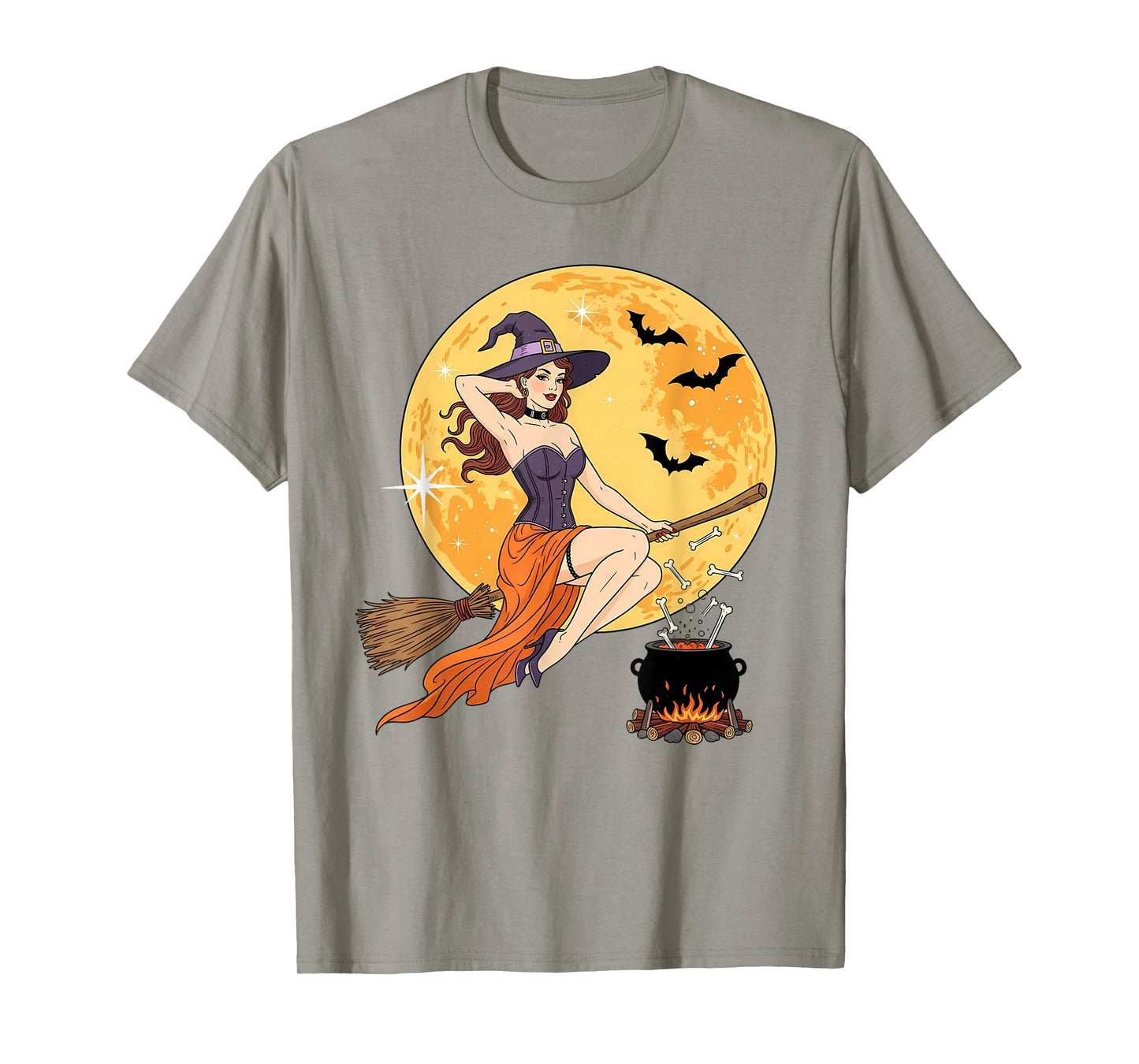 Spooky Halloween Witch Costume Gifts for Girls T-Shirt