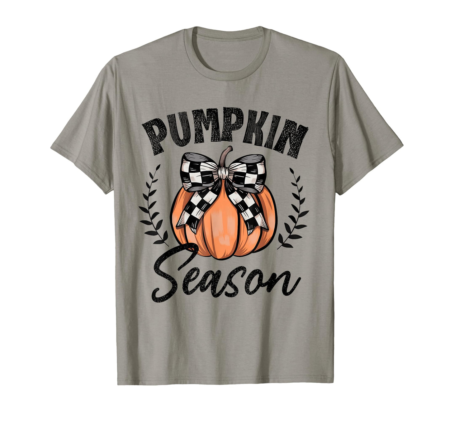 Pumpkin Season Coquette Bow Fall Halloween Costume Spooky T-Shirt