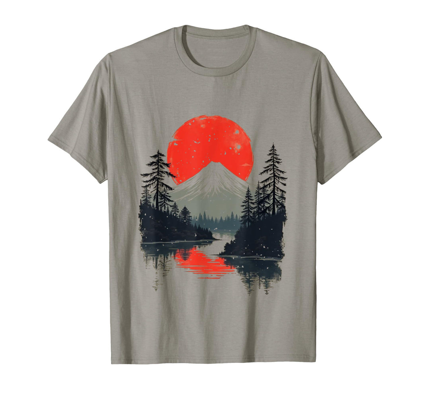Vintage Japan Landscape With A Lake T-Shirt