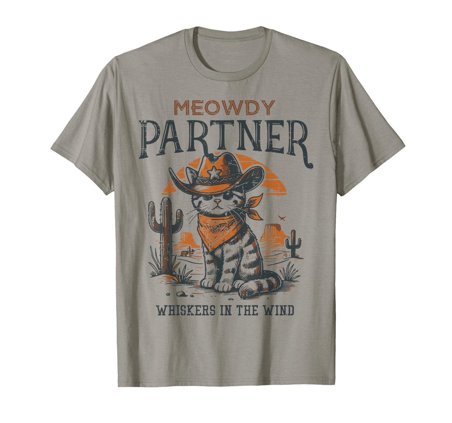 Cowboy Cat Meowdy Partner Vintage Howdy Kitten Women Men Kid T-Shirt