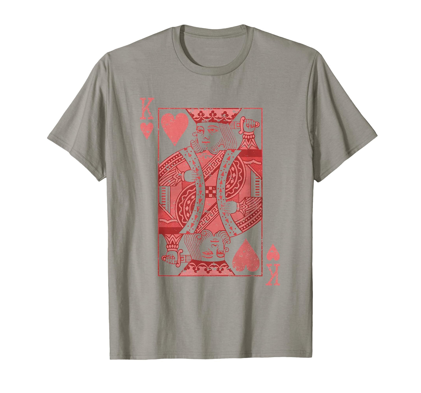 King Of Hearts Valentines Day Cool V-Day Couple Matching T-Shirt