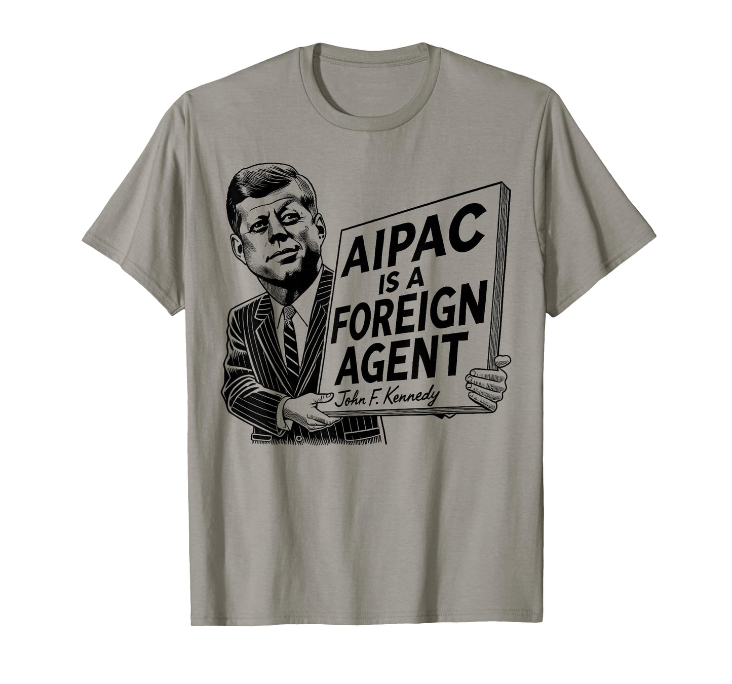 AIPAC is a Foreign Agent, America Trump 2024 T-Shirt