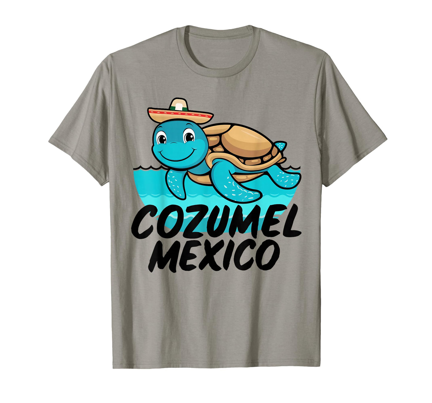 Cozumel Mexico Sea Turtle Colorful Boys Girls Toddler T-Shirt
