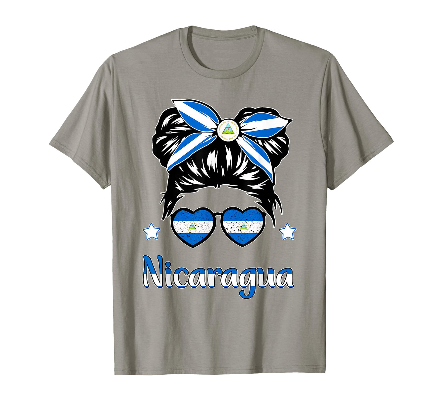 Toddler Girls Nicaragua Flag Nicaraguan Hispanic Heritage T-Shirt