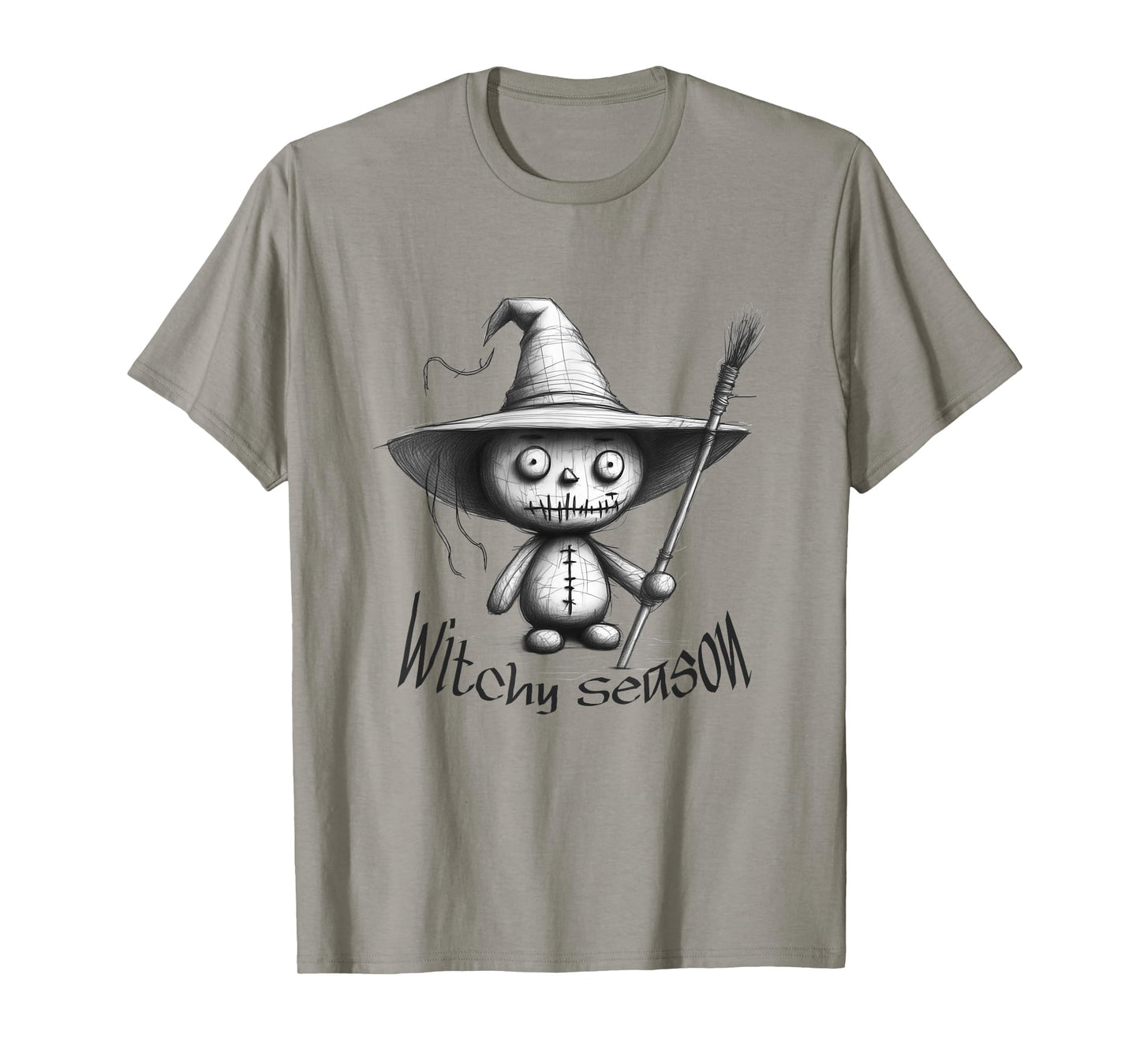 Halloween Spooky Witch Doll Outfit Costume Witchy Season T-Shirt