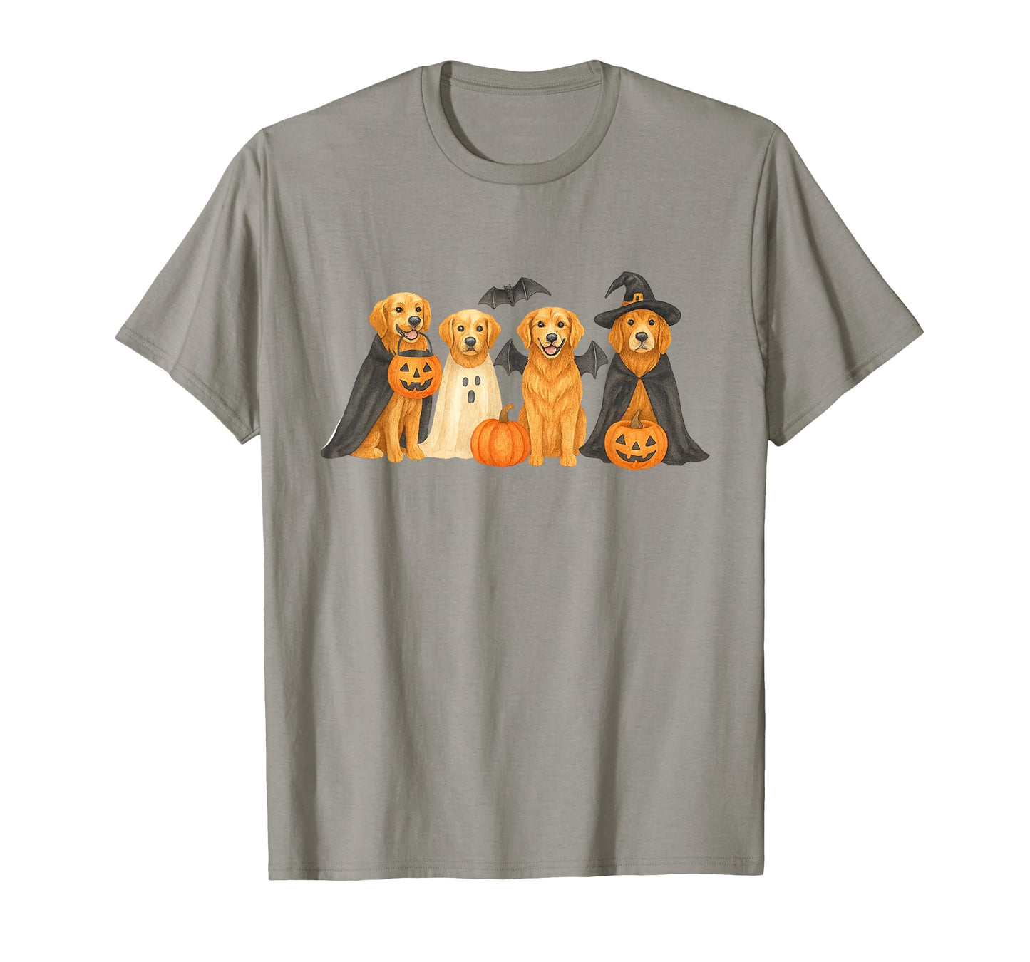 Halloween Golden Retriever Spooky Ghost Dog Golden Mama T-Shirt