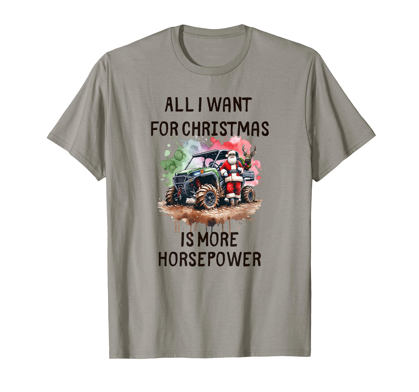 Funny SxS Life Christmas UTV Off Road Side-by-Side Riding T-Shirt