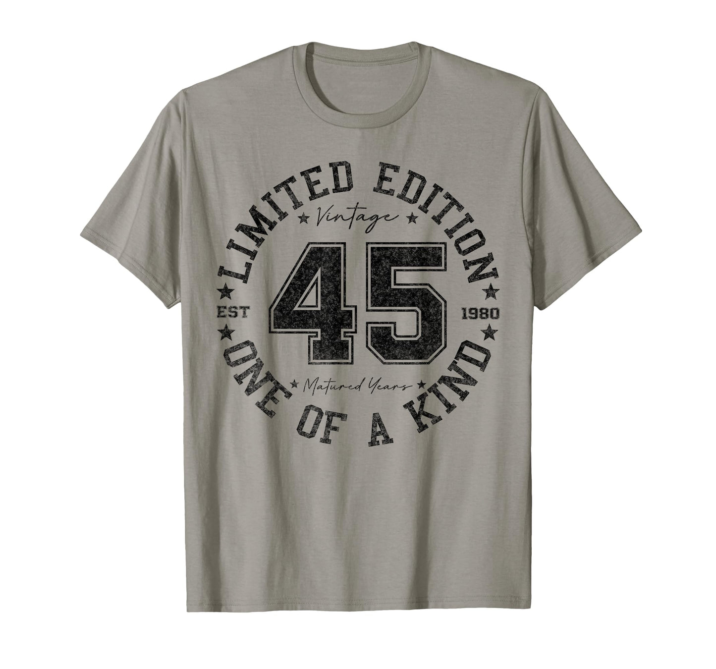 45 Year Old Gifts Vintage 1980 Limited Edition 45th Birthday T-Shirt