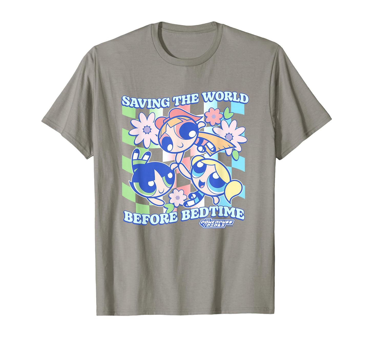 The Powerpuff Girls Saving The World Before Bedtime Vintage T-Shirt