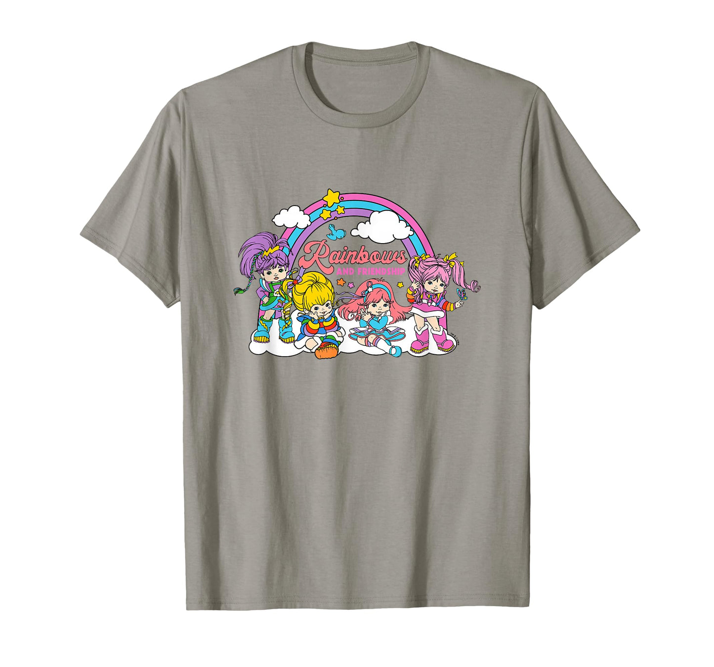 Rainbow Brite Cute Rainbows And Friendship Big Chest Logo T-Shirt