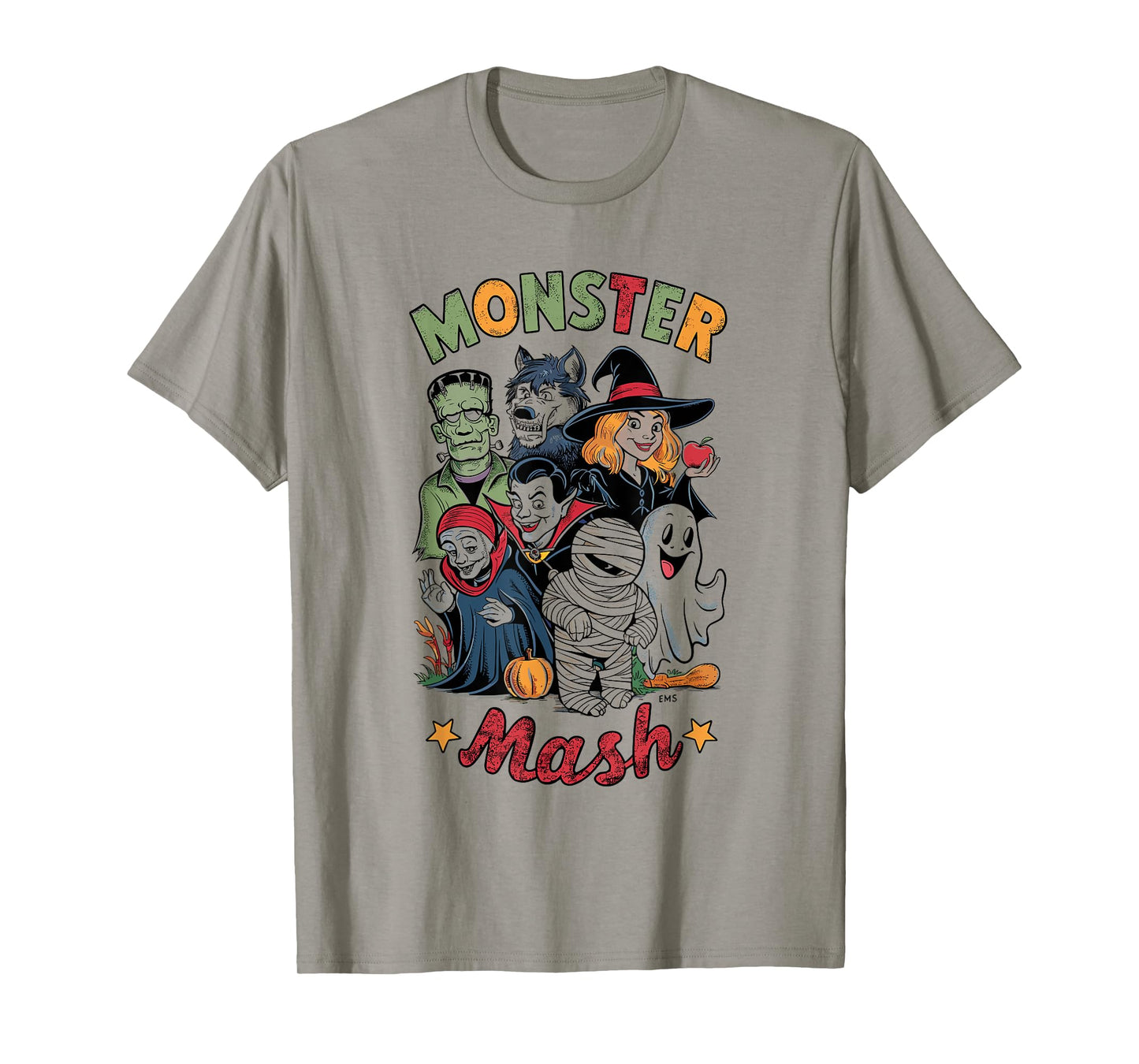 Vintage HALLOWEEN SHIRT | Classic Monster Characters Mash T-Shirt