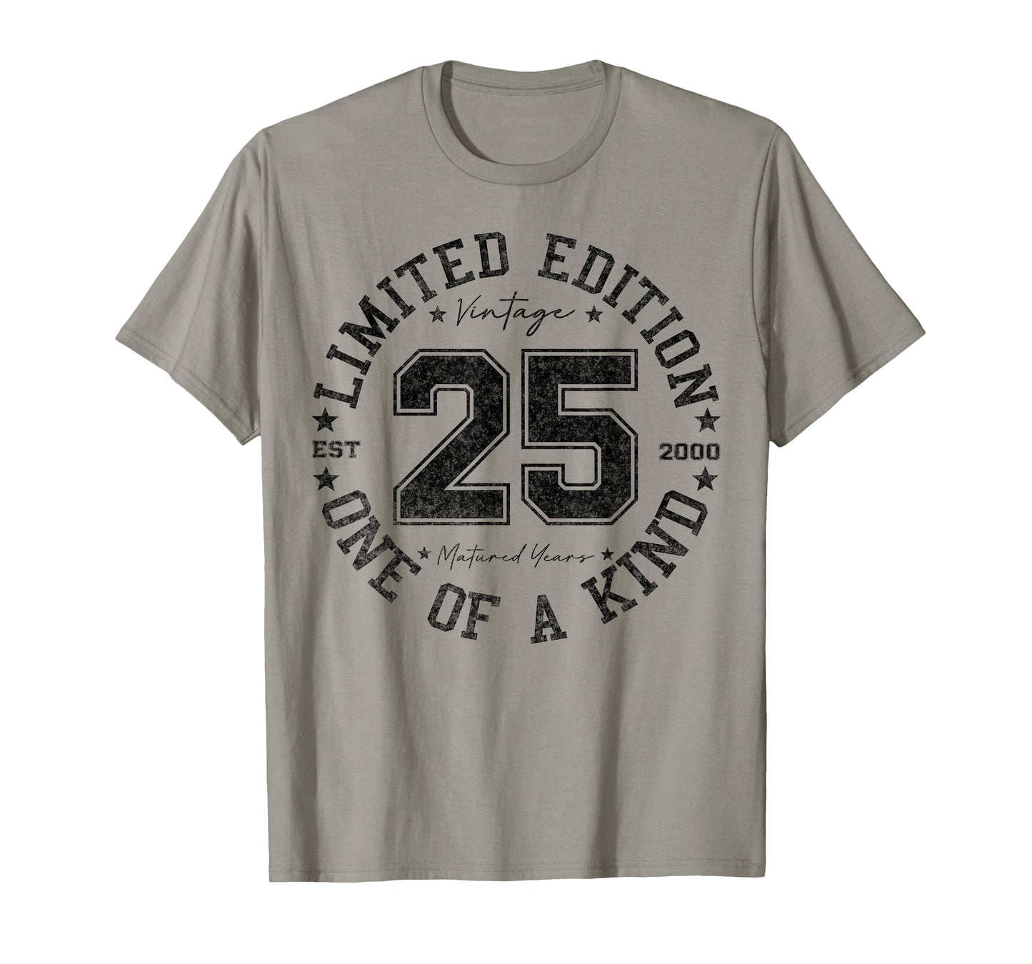 25 Year Old Gifts Vintage 2000 Limited Edition 25th Birthday T-Shirt