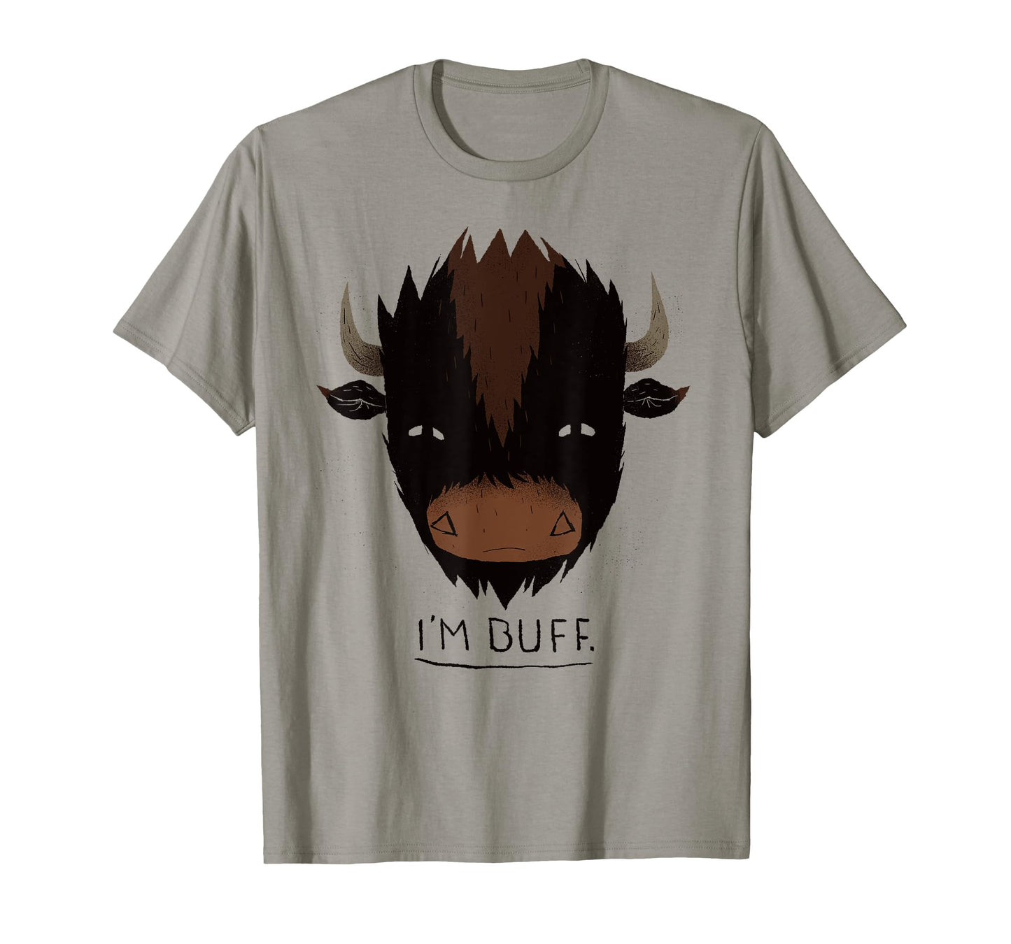 i'm buff buffalo T-shirt / buff workout tee / gym shirt pun T-Shirt