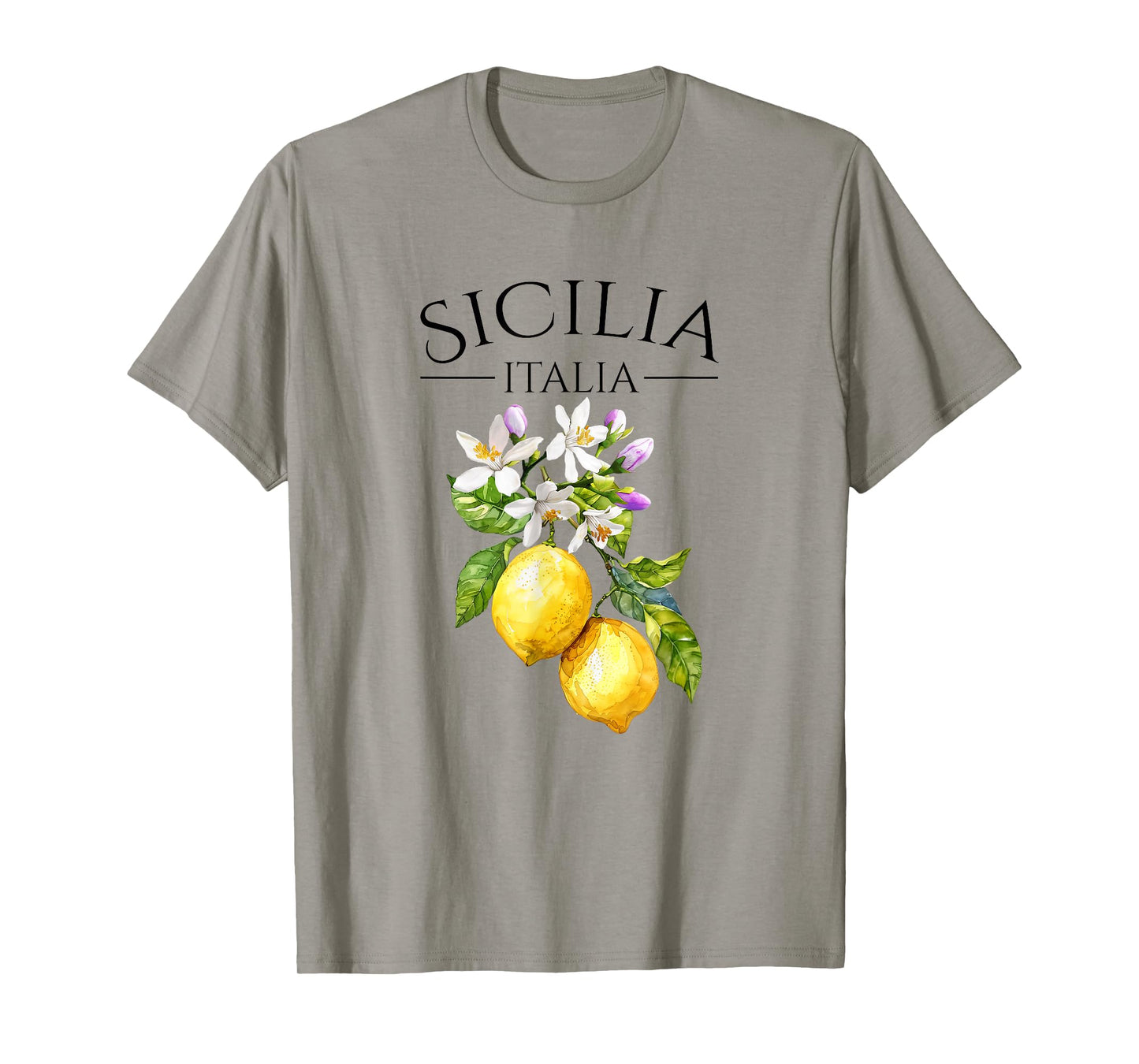 Sicilia Italian Souvenir Italy Lemons T-Shirt