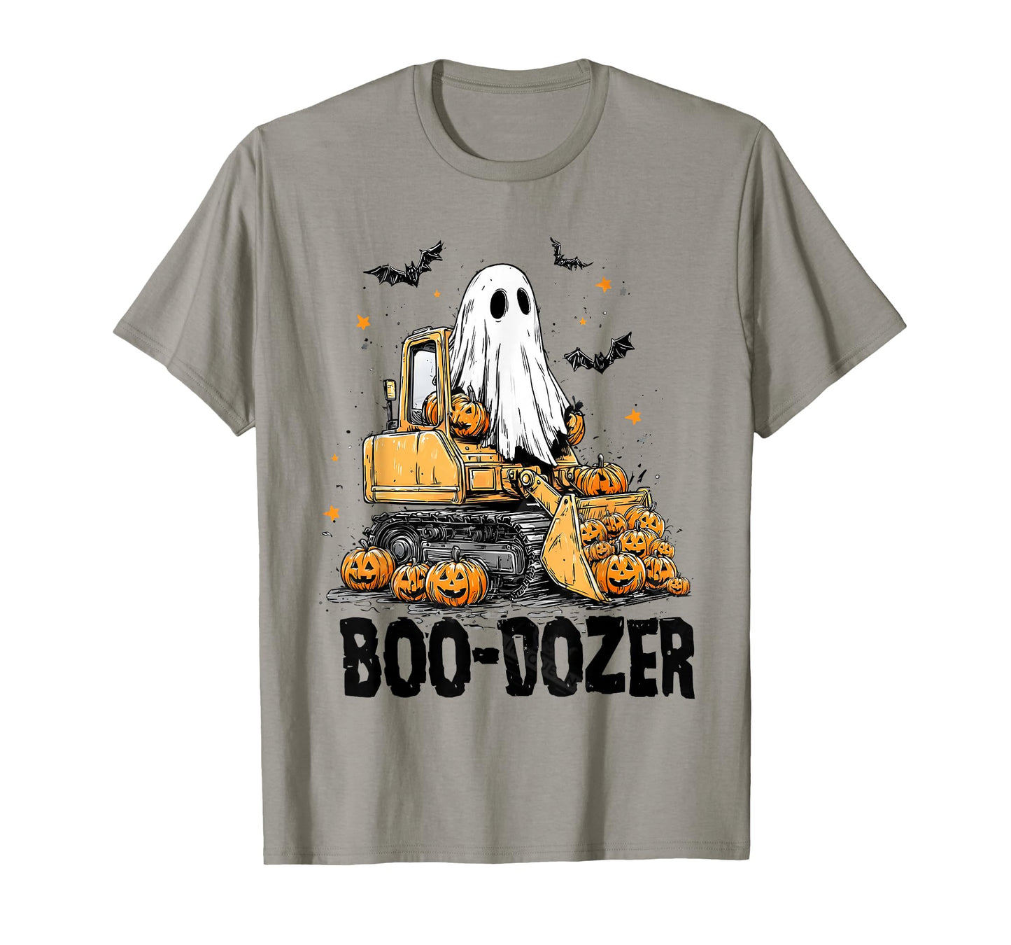 Boo Dozer Funny Ghost Halloween T-Shirt
