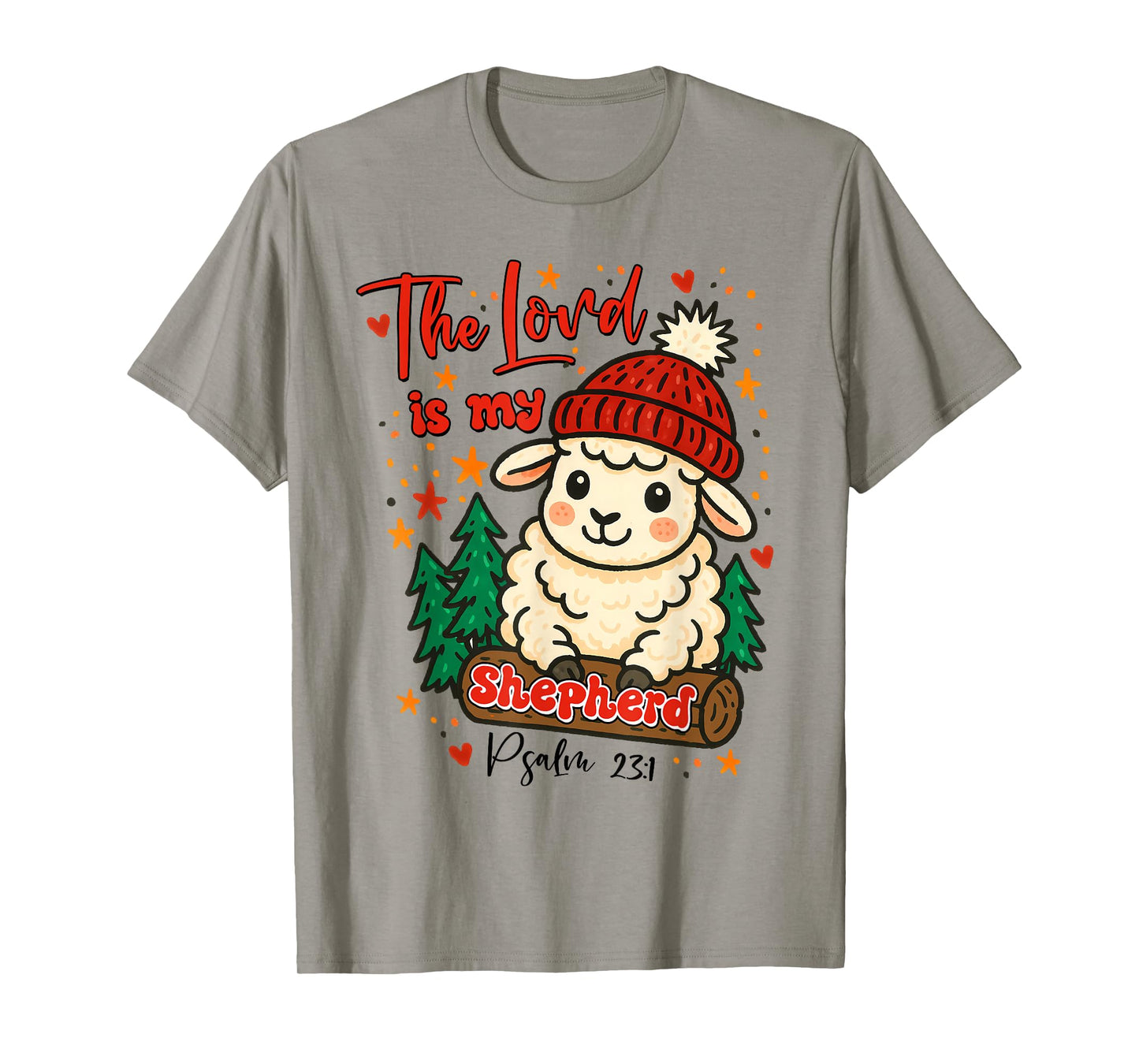 Christmas Xmas Vibes Christian The Lord is My Shepherd T-Shirt
