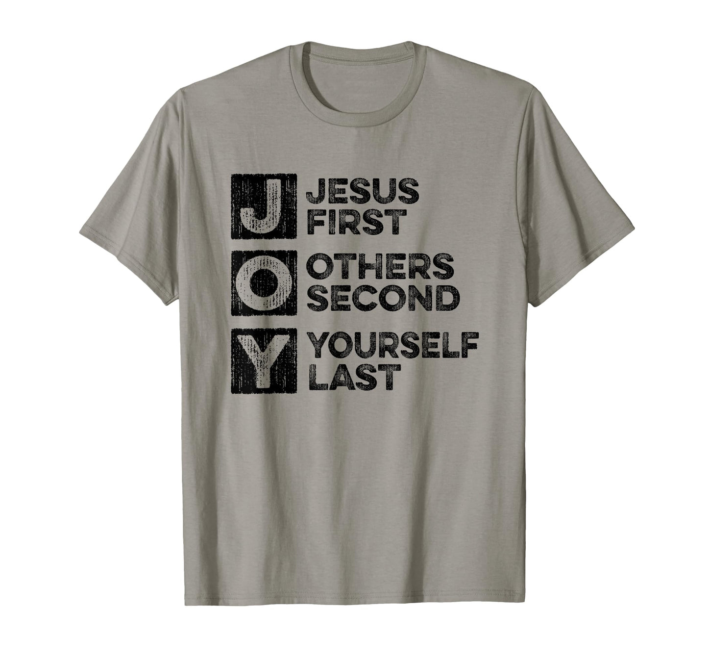 Joy - Jesus First Others Yourself Last Christian Bible Study T-Shirt