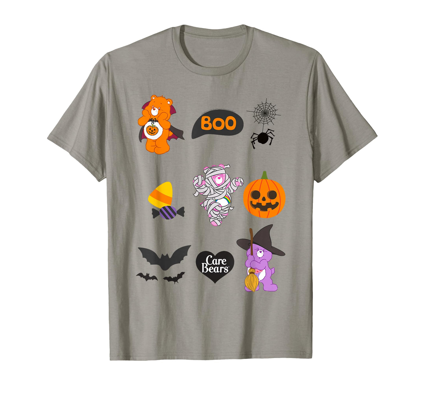 Care Bears Halloween Boo And Candy Icons T-Shirt