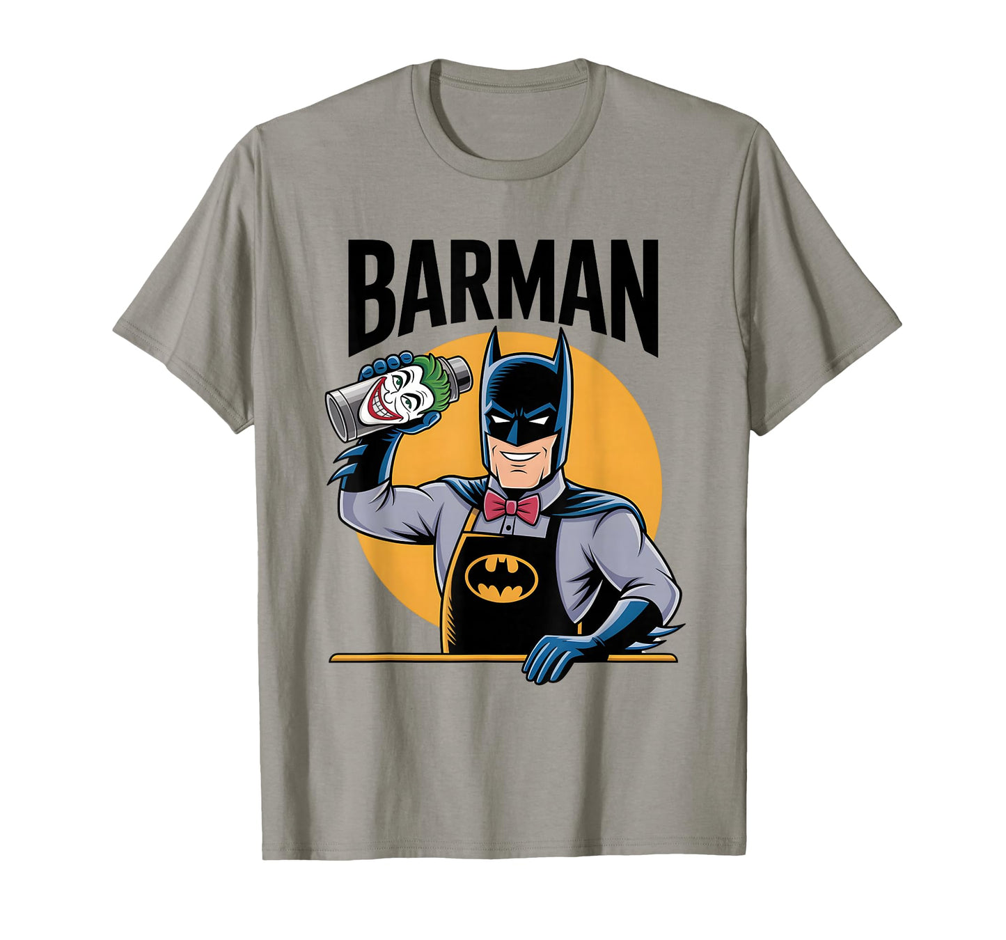 BARMAN Hero Parody Party Outfit Bartender Funny Comic Drink T-Shirt