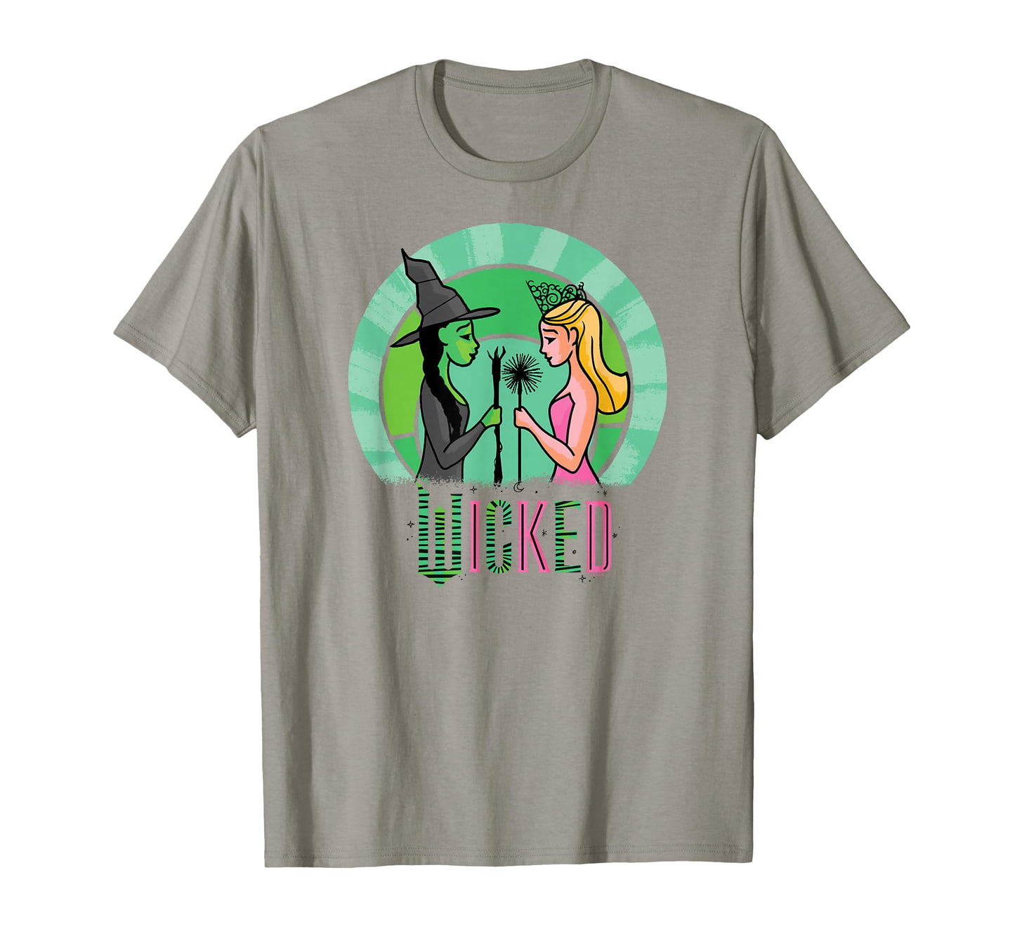 Wicked Glinda & Elphaba Sketched T-Shirt