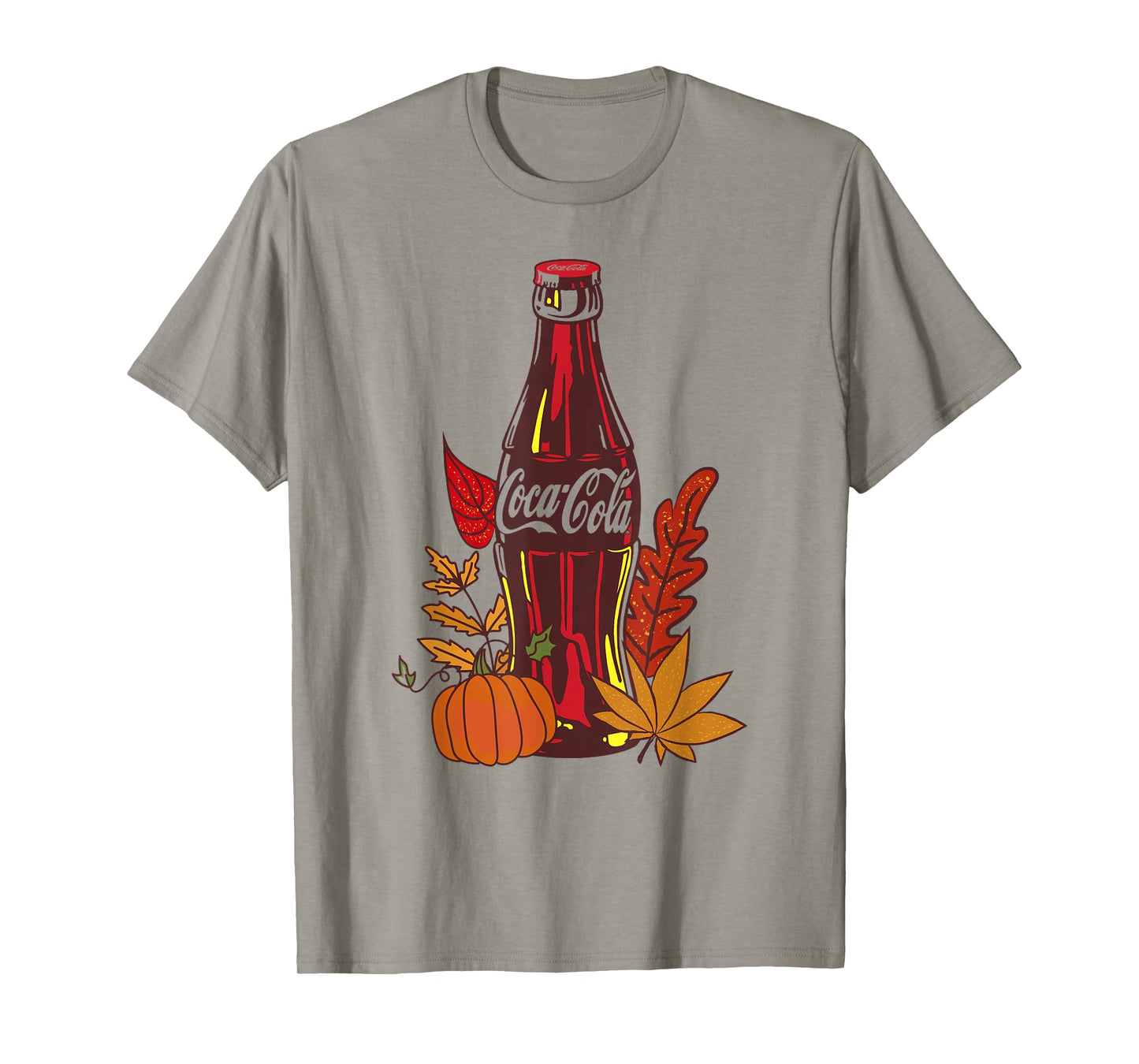 Coca-Cola Fall Seasonal Pumpkin Leaves Classic T-Shirt