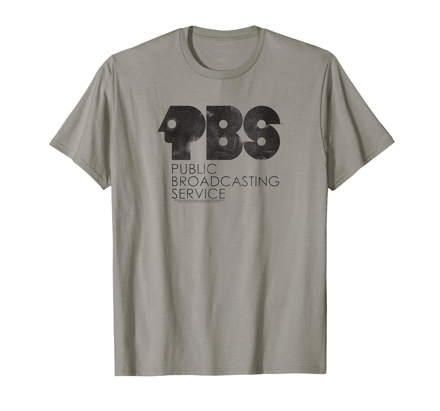 PBS Vintage Groovy Classic Logo Public Broadcasting Service T-Shirt