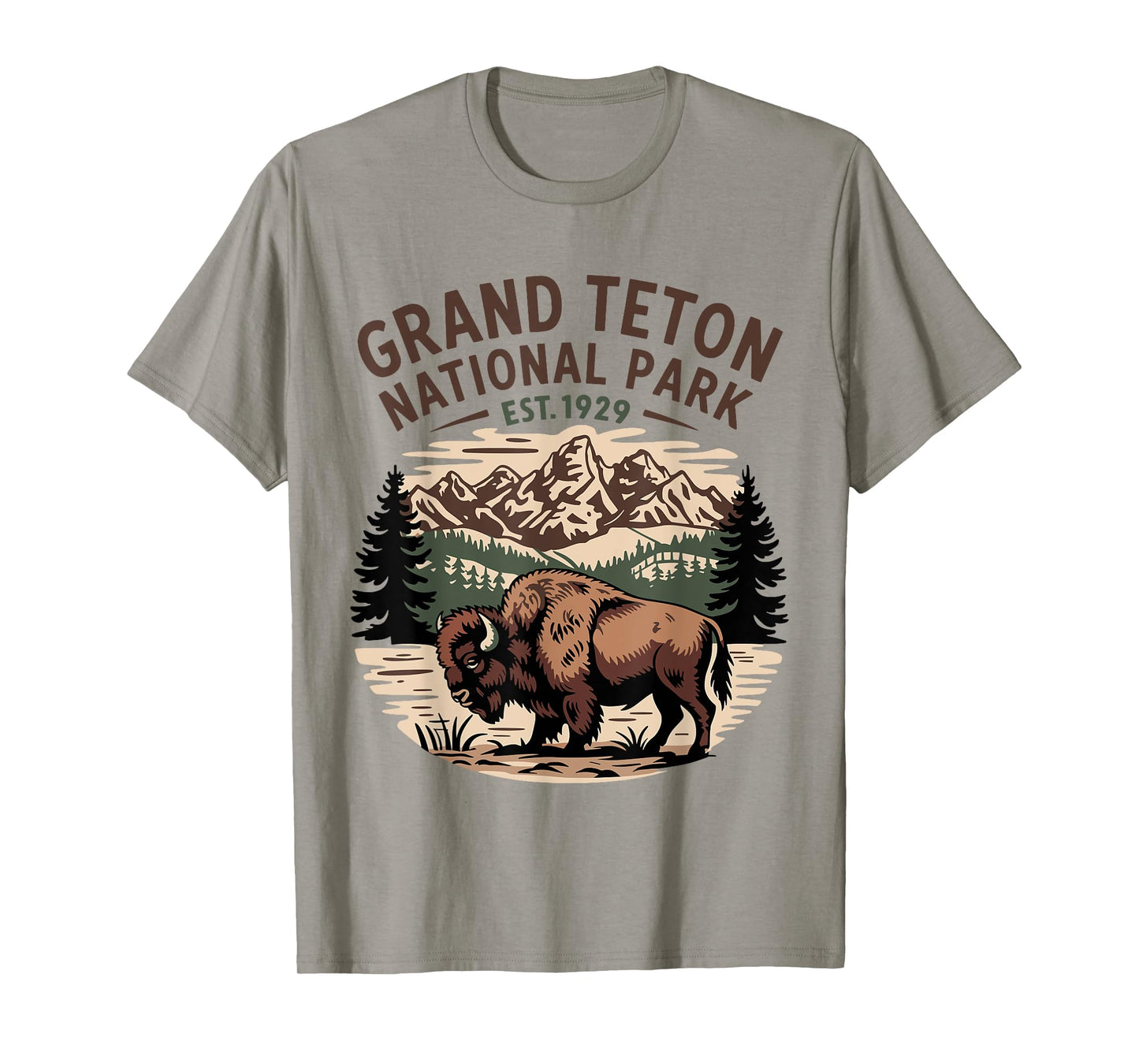 Grand Teton National Park Retro T-Shirt