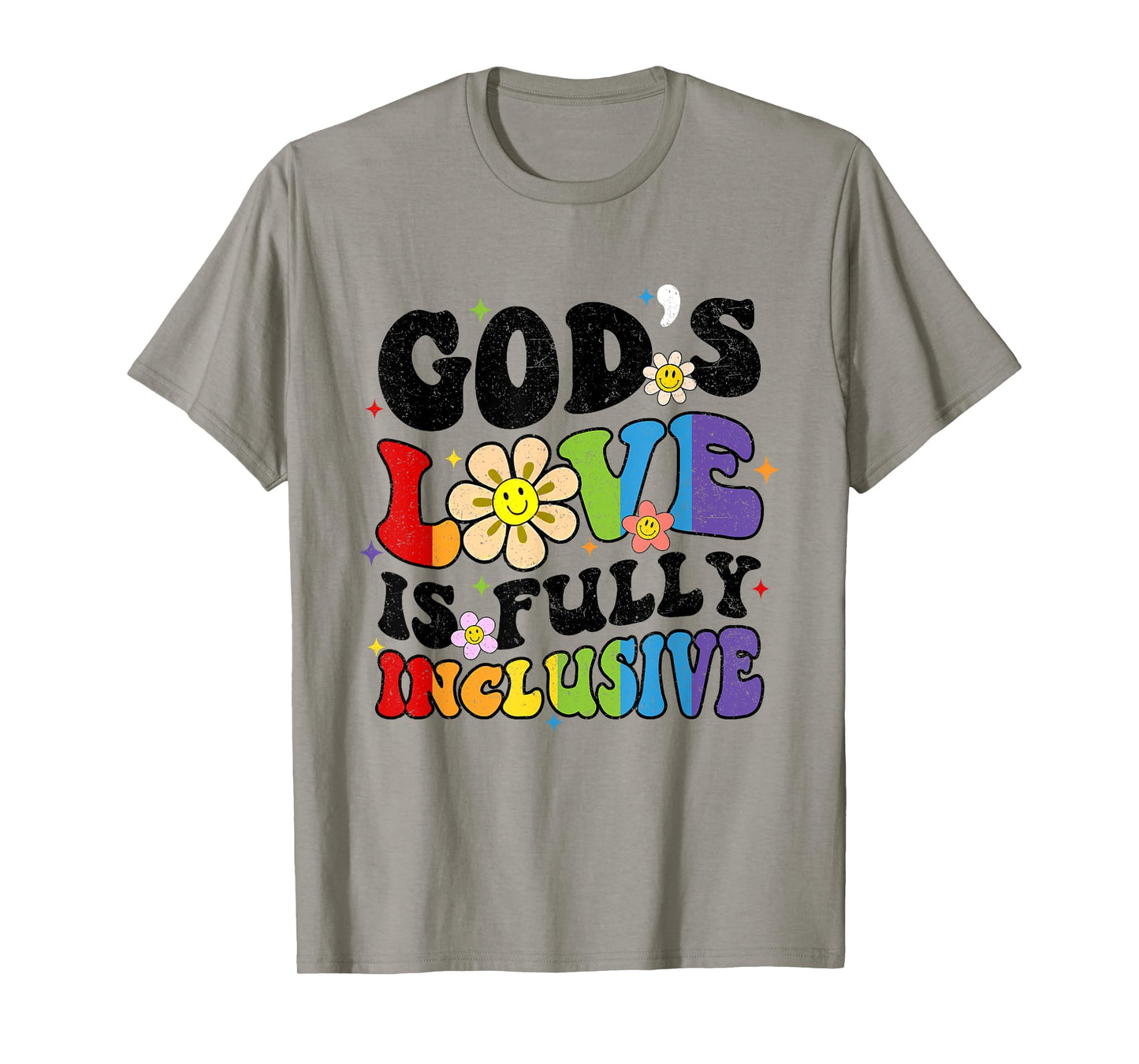 God's Love Is Fully Inclusive Christian Jesus LGBT Gay Pride T-Shirt