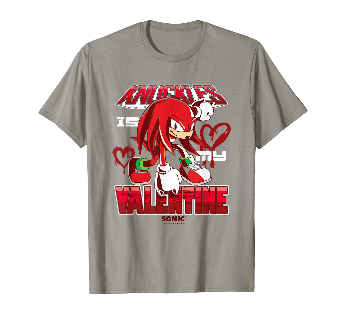 Sonic The Hedgehog Valentine's Day Knuckles My Valentine T-Shirt