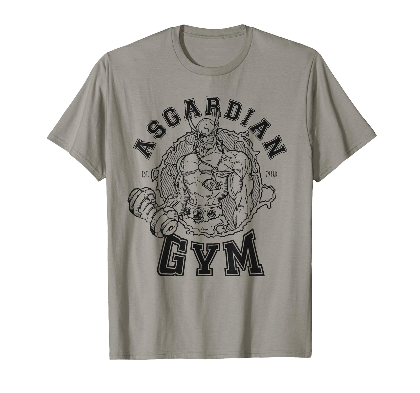 Asgardian Gym - Viking Norse God Gym T-Shirt