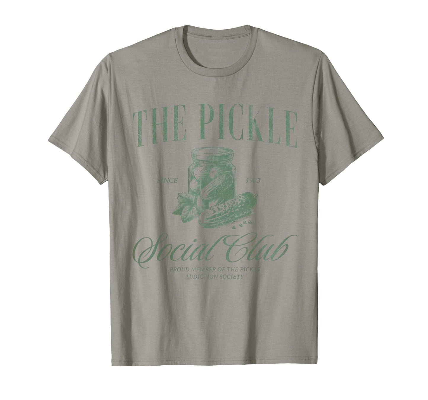 Pickle Social Club Canning Season Vintage Pickle Jar T-Shirt