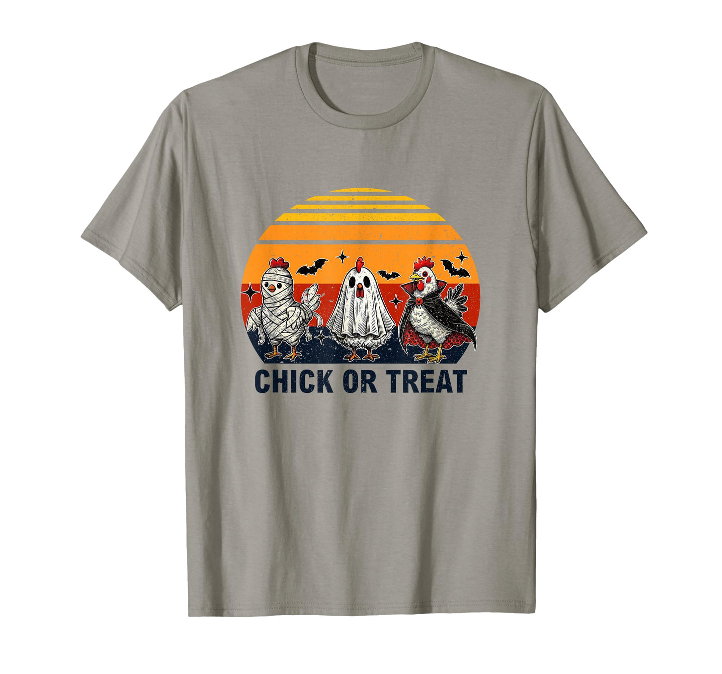 Chick Or Treat Halloween Pumpkin Ghost Spooky T-Shirt
