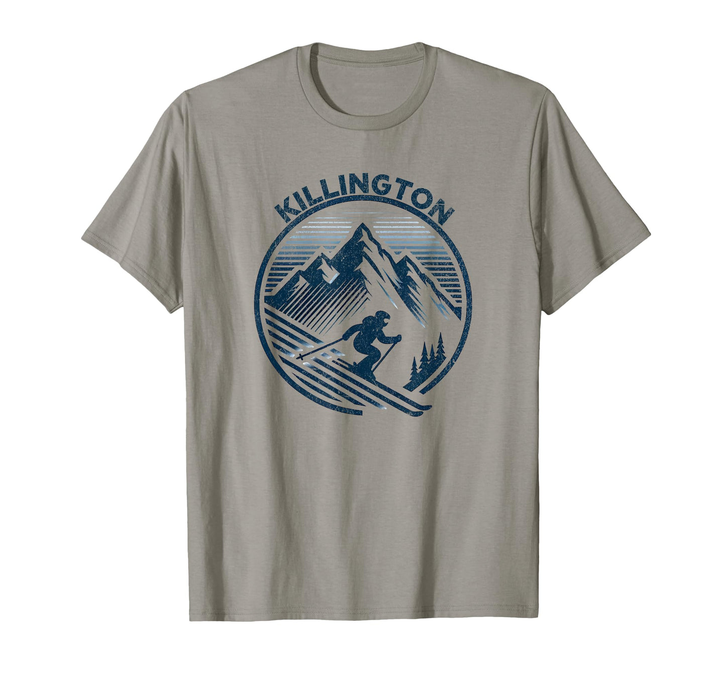 Killington Vermont Ski Resort Retro Mountains T-Shirt
