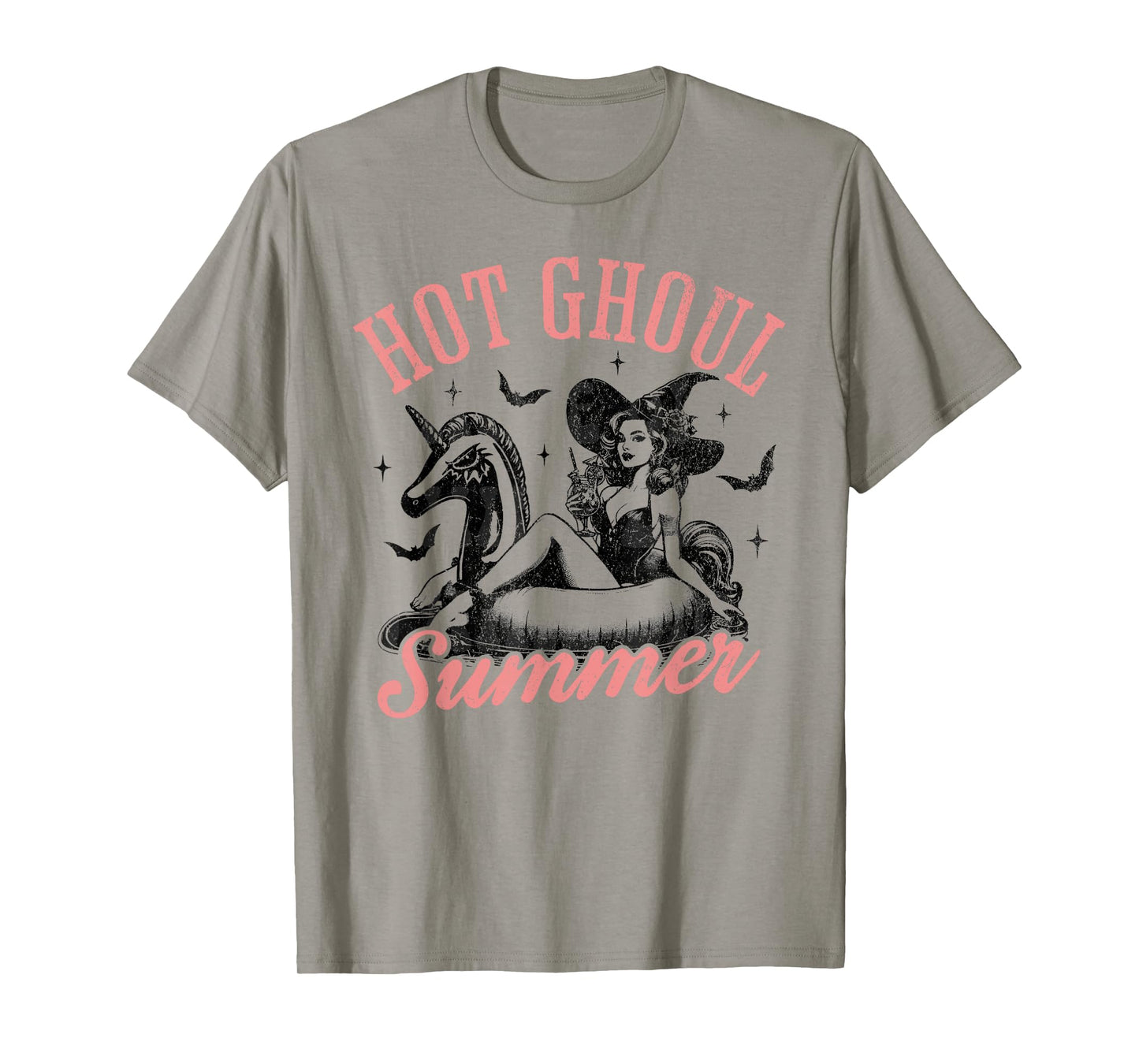 Women Mens Funny Halloween Hot Ghoul Summer Summerween T-Shirt