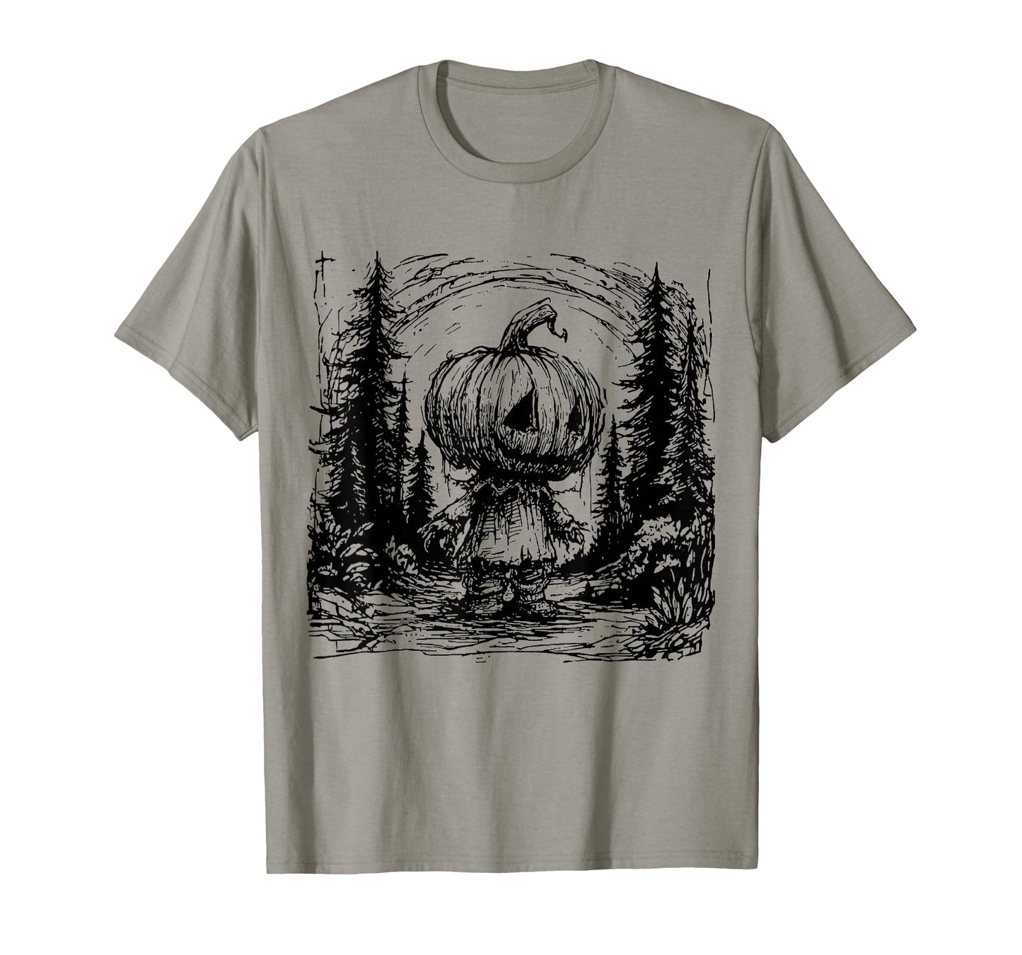Horror Pumpkin Spooky Season Halloween T-Shirt