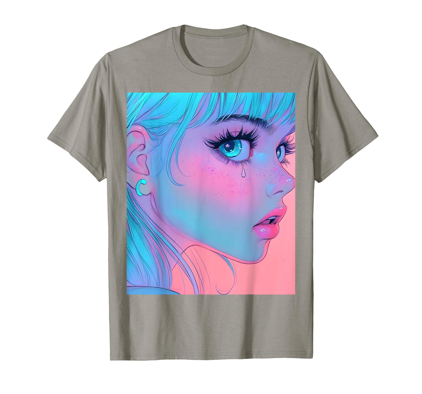 Anime Girl Vaporwave Egirl Aesthetic Japanese Otaku T-Shirt
