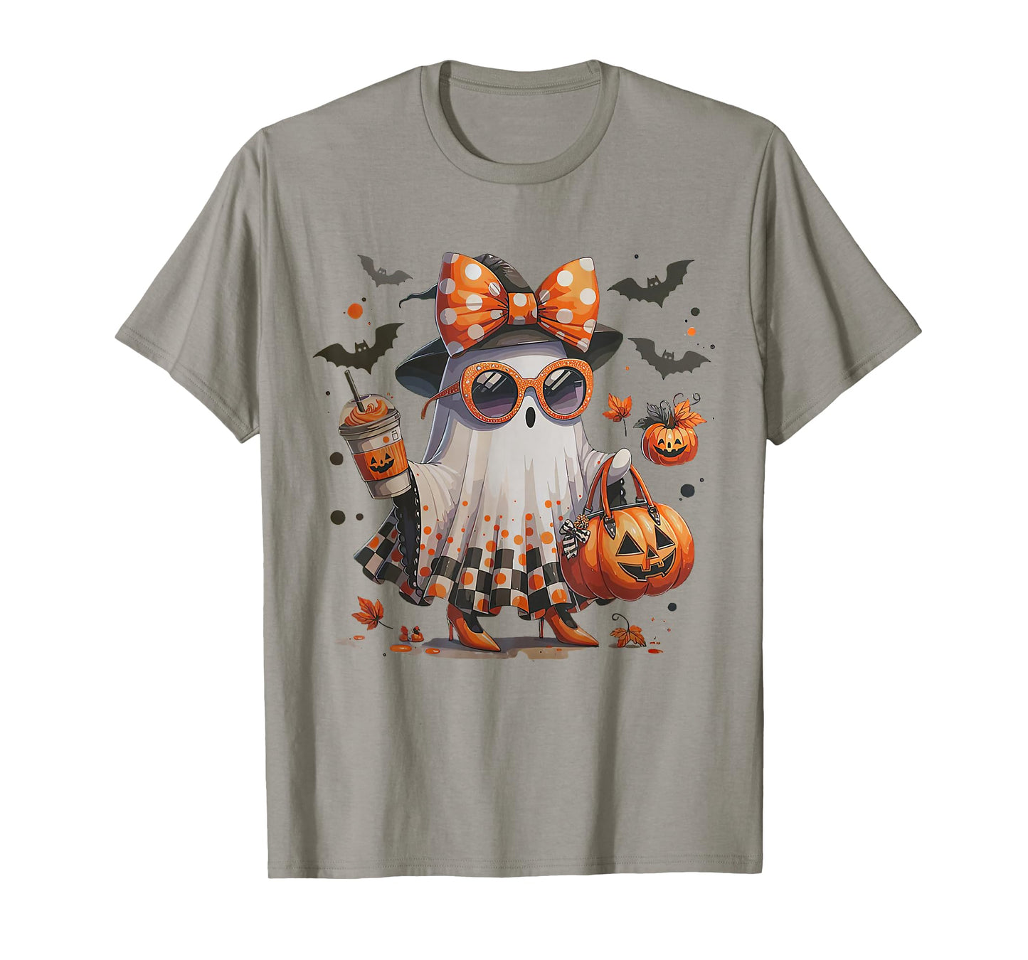 Funny Boo Ghost Pumpkin Halloween Spooky Season T-Shirt