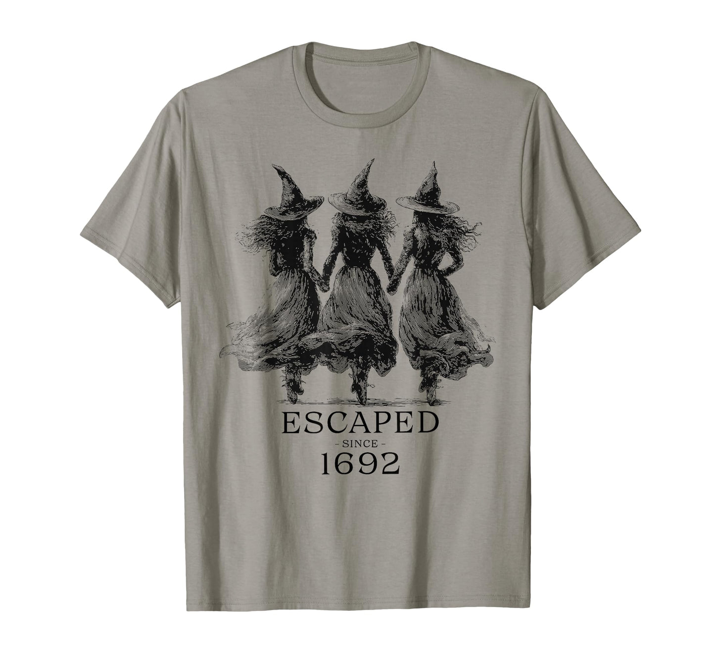 Halloween Escaped Since 1692 Salem Witch Feminist Women T-Shirt