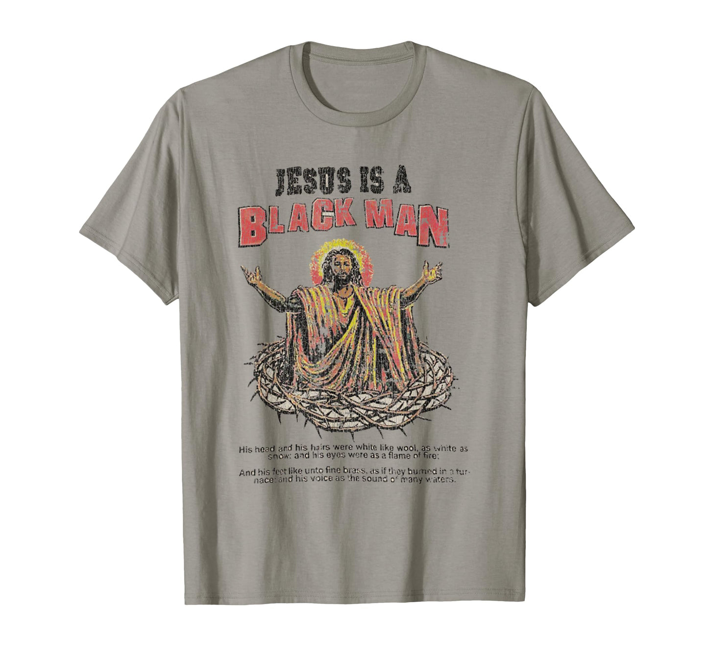 Vintage Jesus Is A Black Man T-Shirt