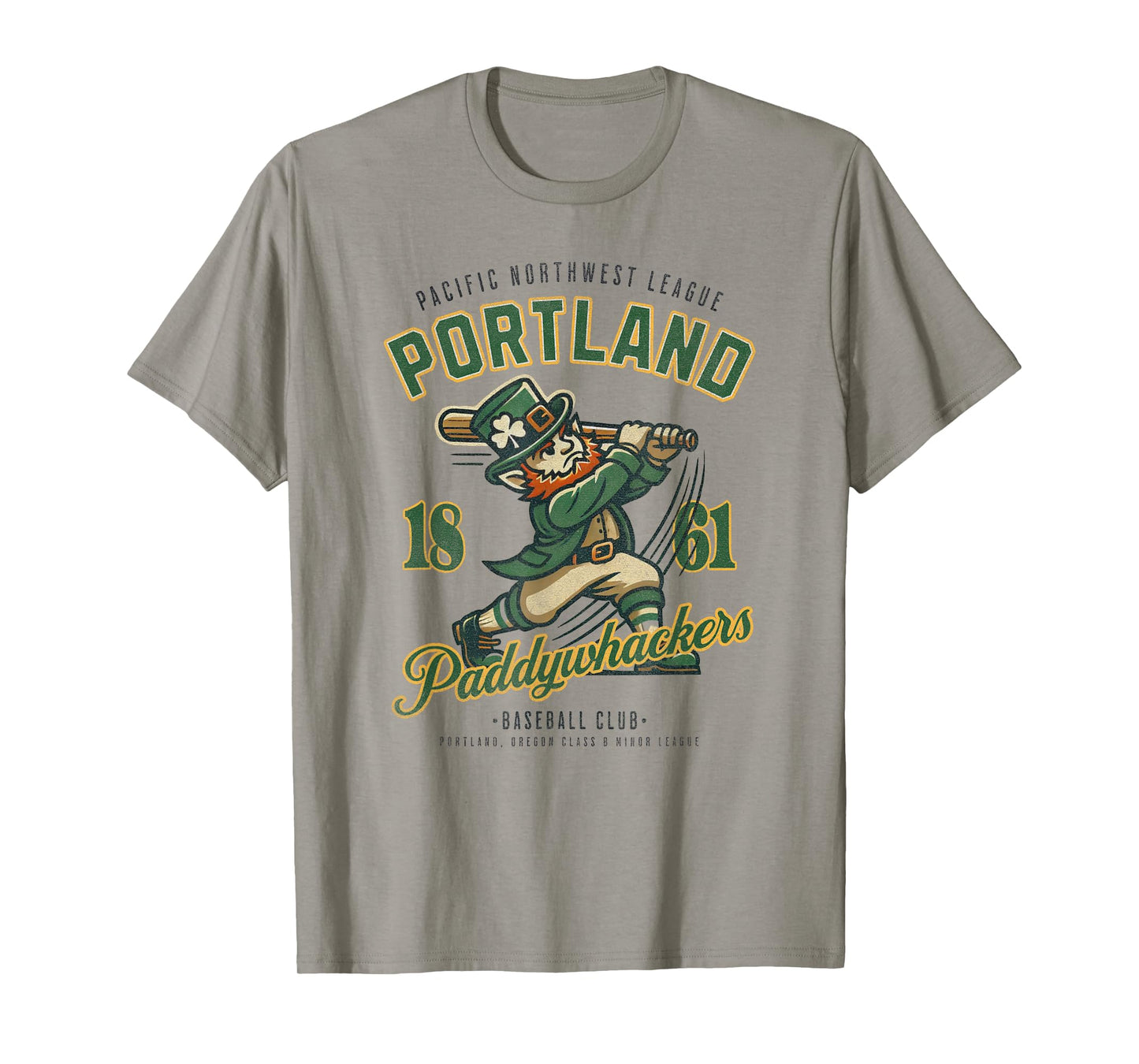Retro Minor League Baseball Team Portland Paddywhackers T-Shirt