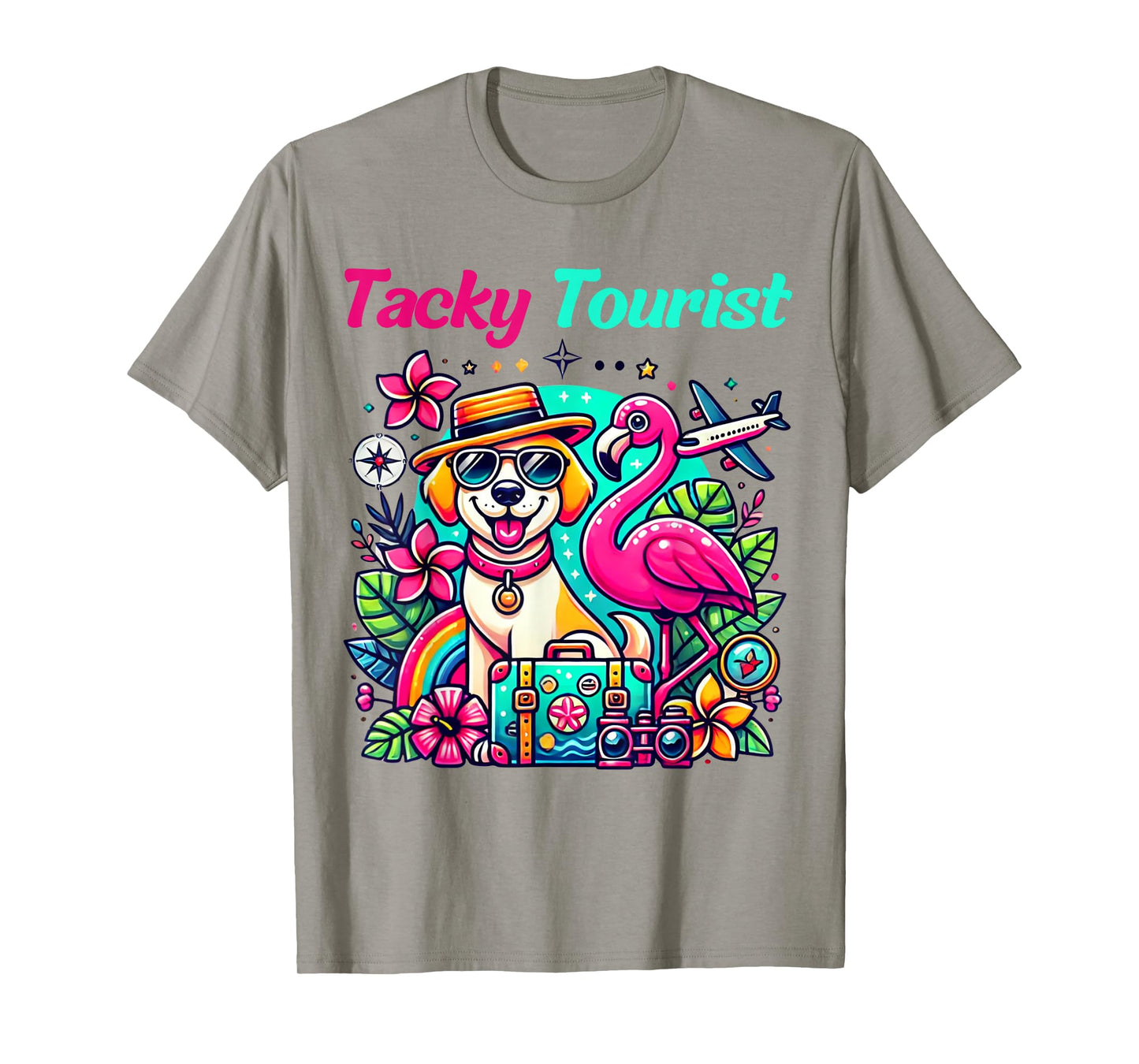Vacay Tacky Tourist Outfit Wacky Cruise Costume Idea Tacky T-Shirt