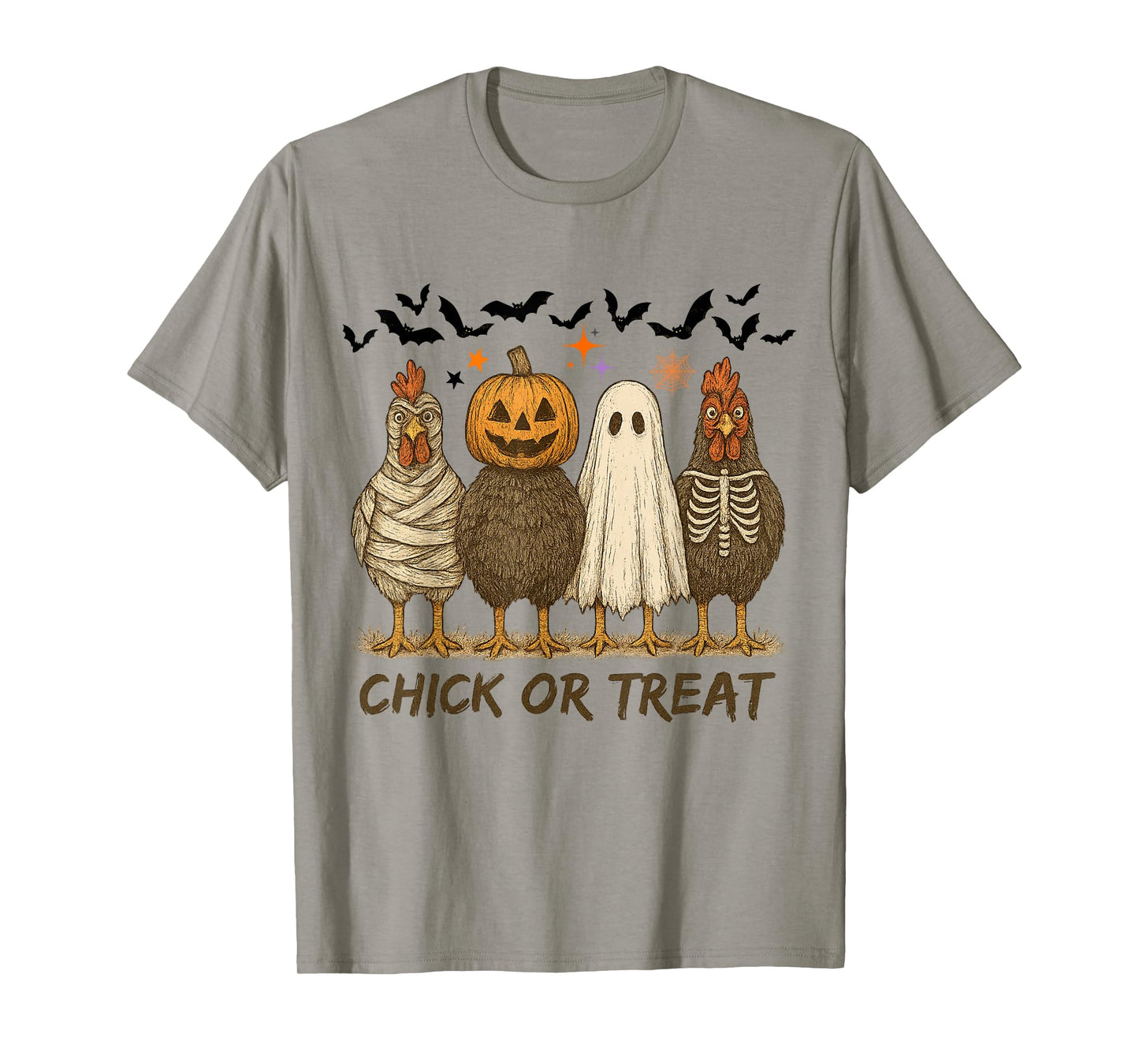 Halloween Chicken Skeleton Chick Or Treat Spooky Season T-Shirt