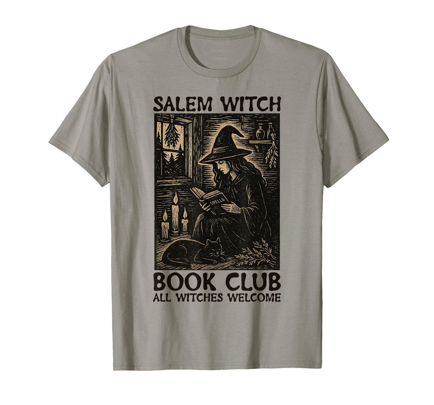 Salem Witch Book Club All Witches Welcome T-Shirt