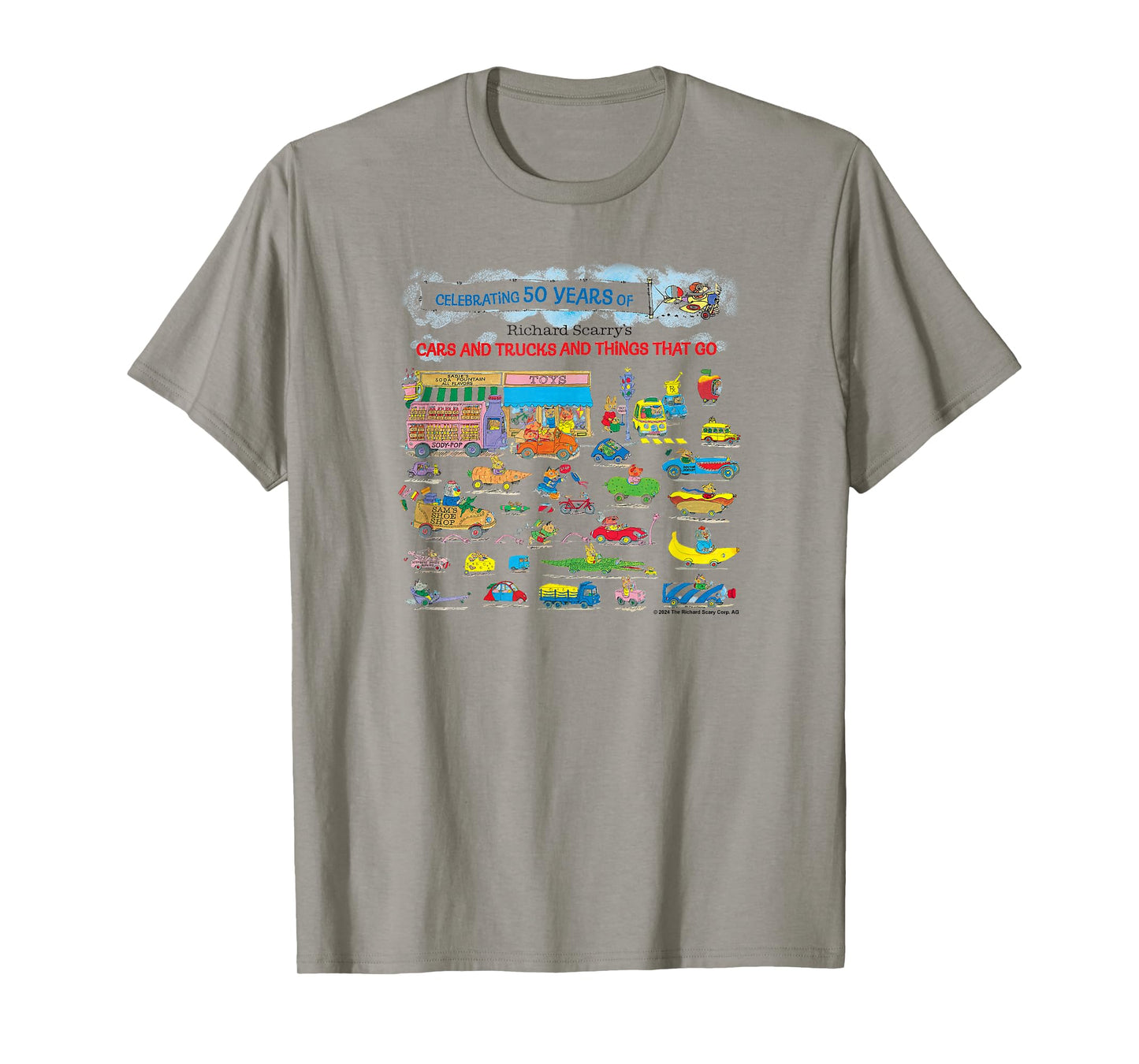 Richard Scarry 50 Year Banner T-Shirt